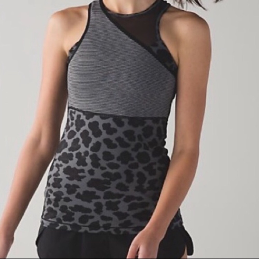 Rare Lululemon All Meshed Up Tank in Leopard 🐆